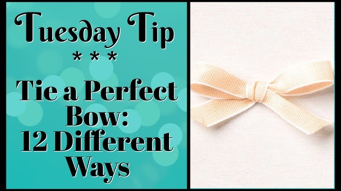 How to Tie the Perfect Ribbon Gift Bow (Video!) - Francois et Moi