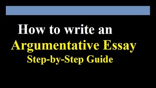 how to write an argumentative essay l how to write an argumentative essay step-by-step guide screenshot 3