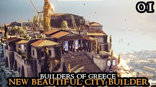 Builders of Greece FRESH START  FULL GAME || NEW Ancient City Builder Survival Part 01