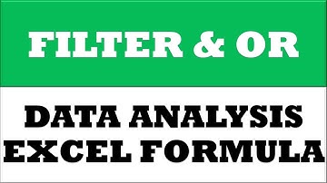 Multi criteria filter | Excel formula for data analysis