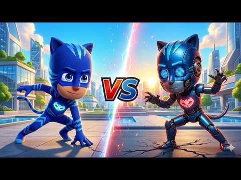 PJ Masks 🦸‍♂️ Gatuno vs Robogato | Toon Mania - Dibujos Animados
