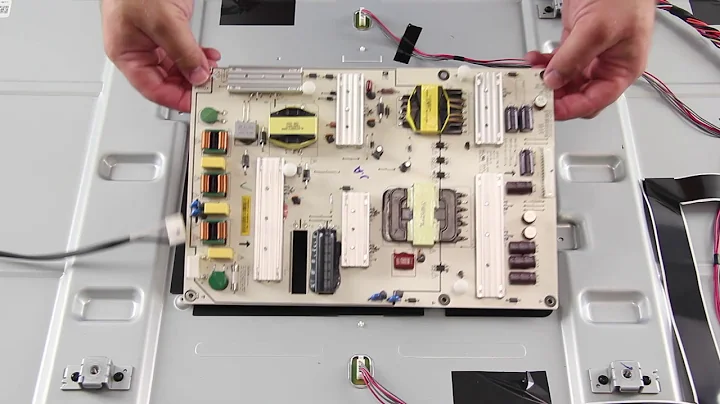 Vizio 60" LED TV Power Supply Board Replacement Tutorial Model D60-D3 09-60CAP0C0-00
