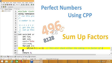 perfect number c++ | cpp programming video tutorial