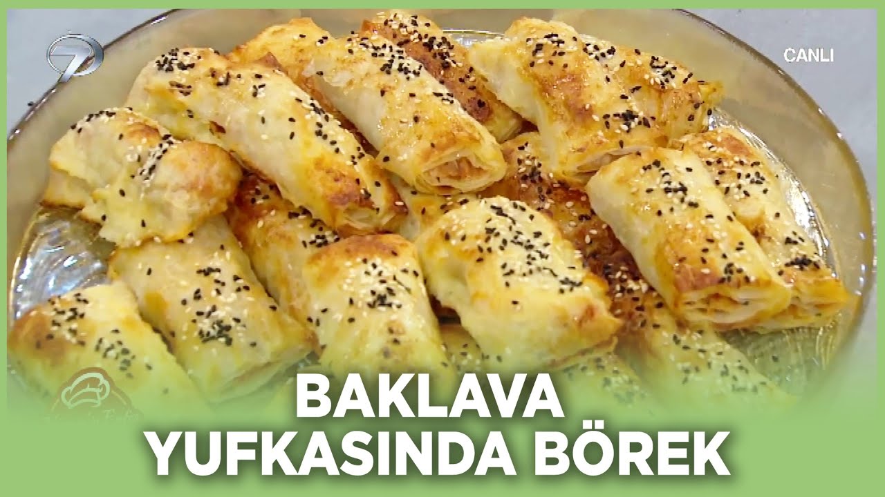 Çıtır Çıtır Baklava Yufkasında Pratik Börek Tarifi