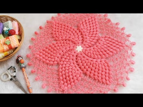 #55 ÖRÜMCEKLİ RÜZGAR GÜLÜ -EASTYCROCHET -NEWCROCHET #KOLAYLİF