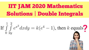 IIT JAM 2020 Mathematics Solutions | Questions on Double Integral