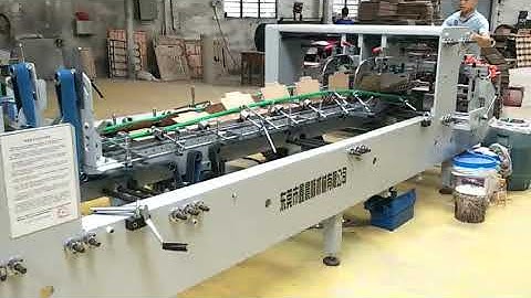 XCS 1200 Corrugated carton box auto folder gluer machine