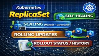 ReplicaSet Self-Healing,Scaling (Manual + Command),Rolling Updates,Rollout Status / History - day5