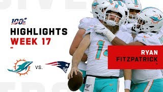 FitzMagic's LEGENDARY Performance vs. Patriots | NFL 2019 Highlights