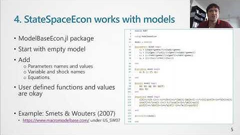 JuliaCon 2020 | State Space Modeling for Macroeconomics with StateSpaceEcon | Nicholas Labelle