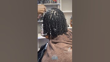 Two Strand Twist natural hair before after