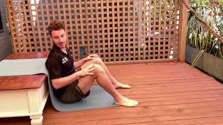 Glute bridge off bench