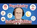 Psychiatry Subspecialties Quiz