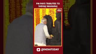 PM Modi Pays Tributes To Chhatrapati Shivaji Maharaj Ahead Of His Roadshow In Mumbai North East