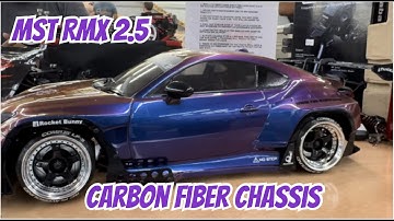 MST RMX 2.5 Carbon Fiber Chassis Upgrade and First Time on a P-Tile Drift Track