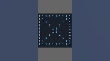 #Shorts 🔥🔥 #Java_Code 💻💻 Java Pattern Program 📒📒 Print One (1) With Cross line ( X ).....