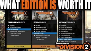 Buying The Division 2 But What Edition Should You Buy Standard Gold Or Ultimate Edition Youtube