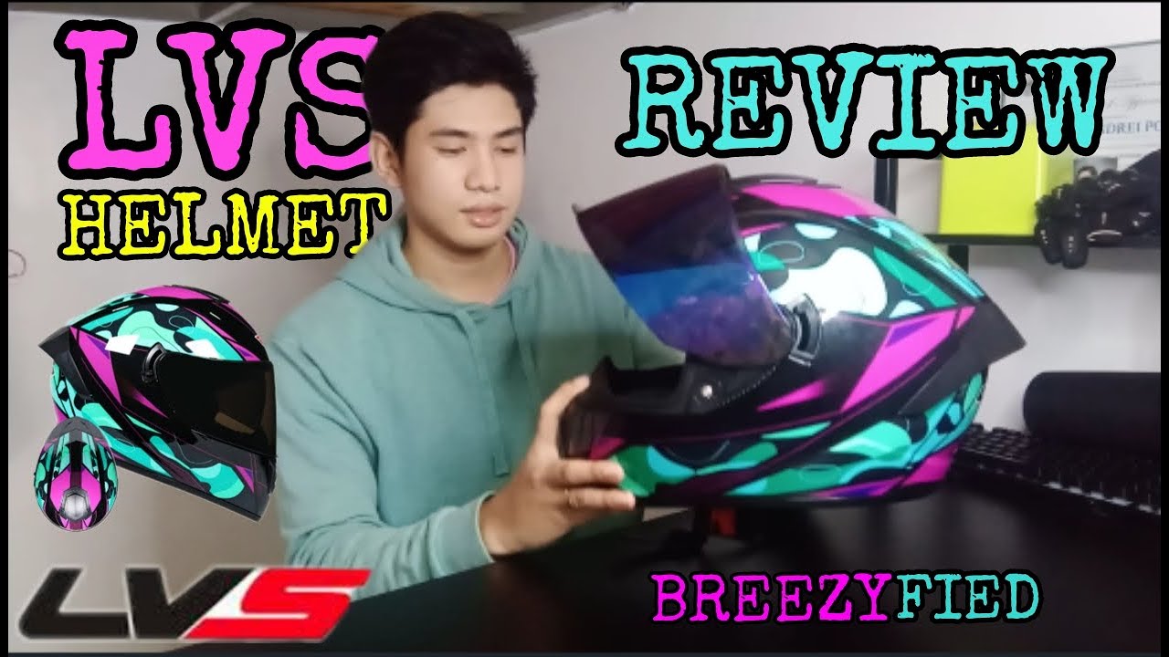 LVS FULL FACE HELMET REVIEW / CRIM MOTOVLOG YouTube