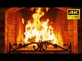 🔥 FIREPLACE 10 HOURS (ULTRA HD) 4K 🔥  Relaxing Fire Burning Video & Crackling Fireplace Sounds