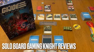 G.I. Joe Deck-Building Game Solo REVIEW - Board Game Review - SBGK