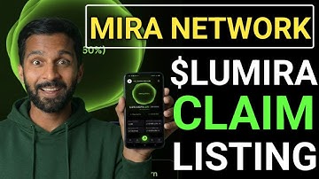 📌MIRA NETWORK NEW UPDATE || LUMIRA MINING APP || $LUM TOKEN CLAIM+LISTING || $LUM PRICE=??