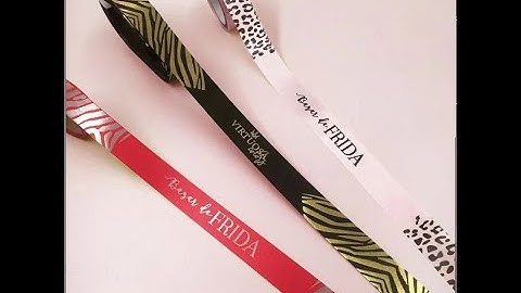 How to make satin ribbons by using a satin ribbon printing machine ?