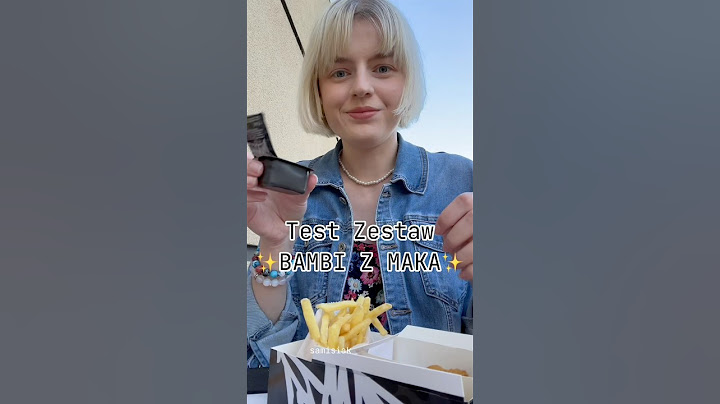 Testujemy nowy Zestaw Bambi w Mcdonald’s!⭐️🍟🖤