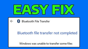 How To Fix Bluetooth File Transfer Not Completed, File Transfer is Disabled By Policy