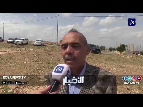 وقفة احتجاجية ضد استملاك أراض في إربد لخط غاز الاحتلال 21 4 2018