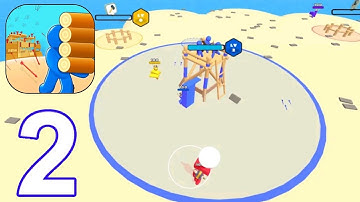 Stack Build IO - Gameplay walkthrough Part 2 Level 7 - 11 (Android,ios)