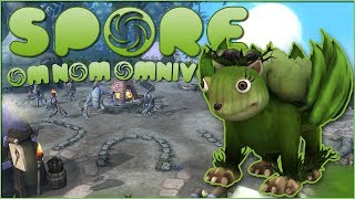 Luring Our Enemies with Cali-Cat Cauliflower!! ☄️ Spore: OM NOM OMNIVORE!! - Episode #17