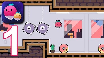 Dadish 2 - Gameplay Walkthrough part 1 - Enuiga Corp All Levels (iOS,Android)