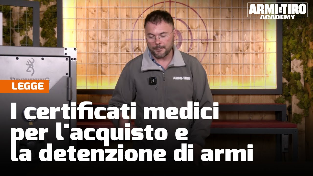 I certificati medici per l'acquisto e la detenzione di armi - Armi e Tiro Academy