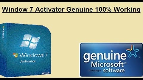 Windows 7 Loader Genuine Activator Crack Free Download 100 % working hindi/urdu