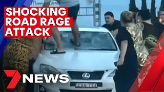 Police slam shocking Western Sydney road rage rampage as 'unacceptable, disappointing' | 7NEWS