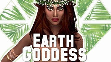 The Sims 4: Create A Sim | Earth Goddess Collab w/ Azaleia + FULL CC LIST!