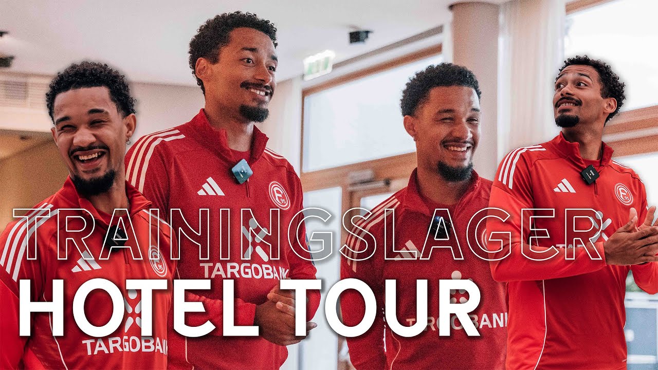 TRAININGSLAGER | Hoteltour mit Emma Iyoha und Kenneth Schmidt 😂🏨 | F95 in Bad Leonfelden