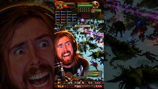 💀 Asmongold Watched His ENTIRE RAID Get WIPED  #wowforever #olympus