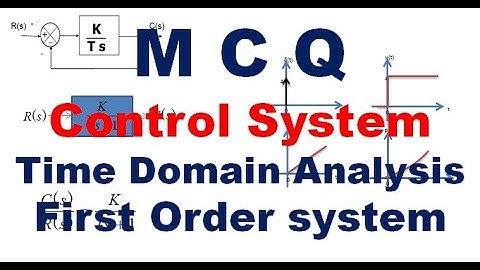 Electric Control System | Objective MCQ 4 | Time Response Analysis | Unit Step | SSC | state | JE