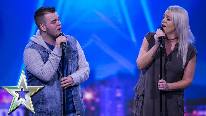 Lucy presses her Golden Buzzer for mother & son du...