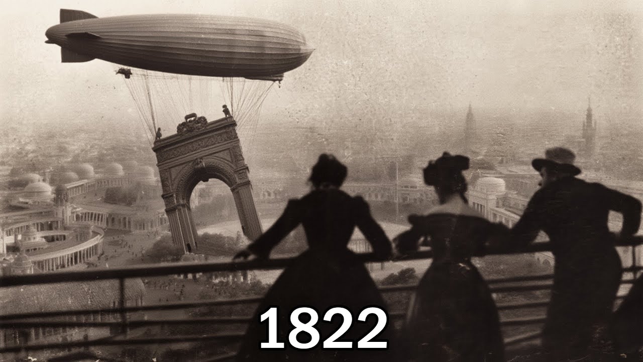 Les dirigeables de la Tartarie qui soulevaient les bâtiments