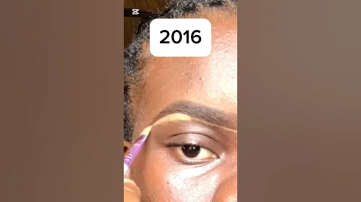 2016 vs 2025 eyebrows #makeuptutorial