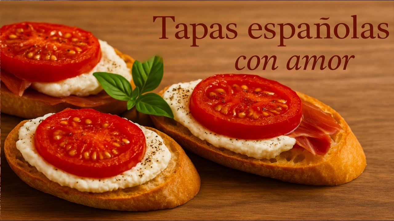 Como Hacer Tapas Españolas con Jamón Serrano y Queso de Cabra
