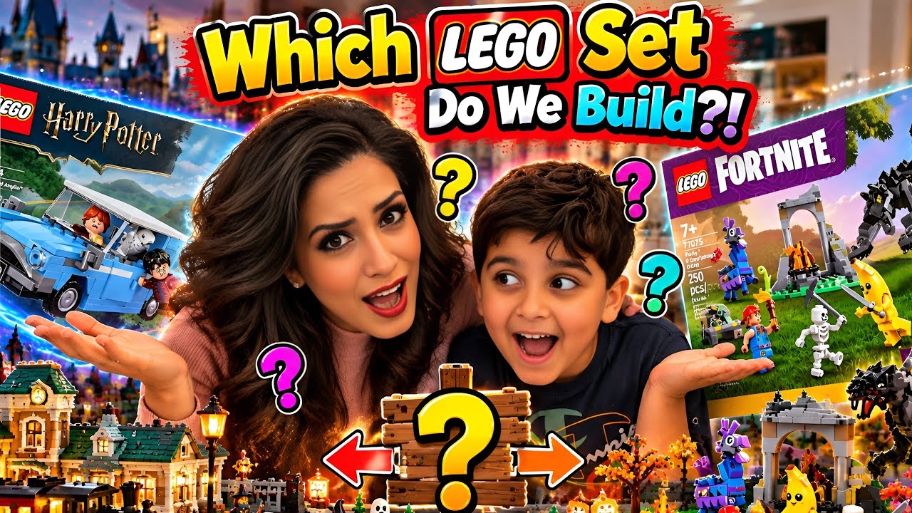 I’m NOT Home! 😱 3½ RANDOM LEGO Sets… WHAT Do I Build?! 😂🧱 - YouTube