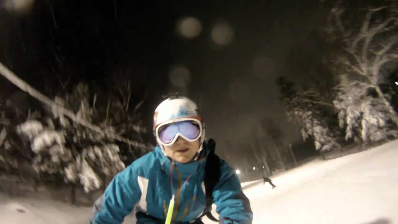 Ski Bromont Nuit Blanche (18 décembre 2010).mp4 YouTube