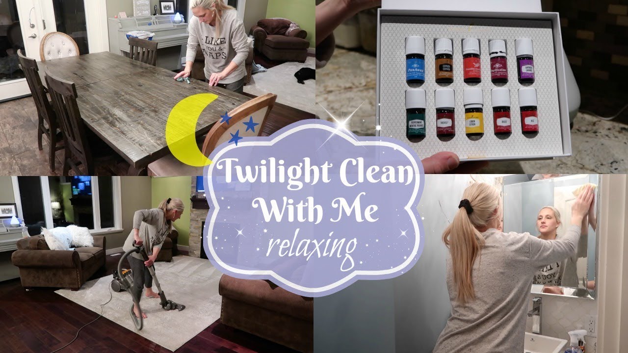RELAXING NIGHT TIME CLEAN WITH ME ~CLEANING MOTIVATION~ POWER HOUR