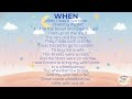 When Nursery Rhyme for Kids📚Read Aloud & Early Reading Practice