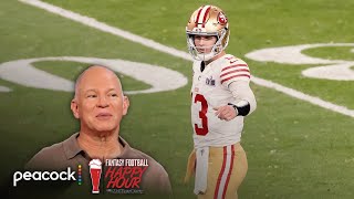 49ers&#39; Brock Purdy poised to exceed fantasy expectations | Fantasy Football Happy Hour | NFL on NBC