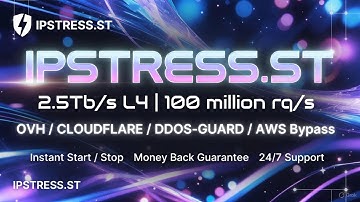 FREE STRESSER DDOS TOOL 2025 🚀 | BOTNET | API | C2 | IPSTRESS.ST