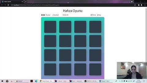 HTML CSS JavaScript kullanarak hafıza oyunu yapmak ( HTML )\Vize1- Ödev-7